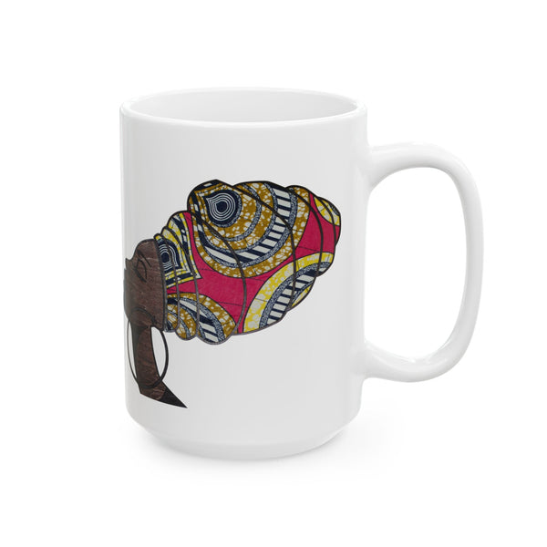 Ceramic Mug - African Headwrap Design