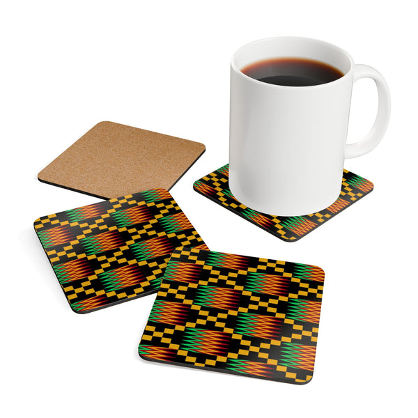 Kente Cloth Coaster Set