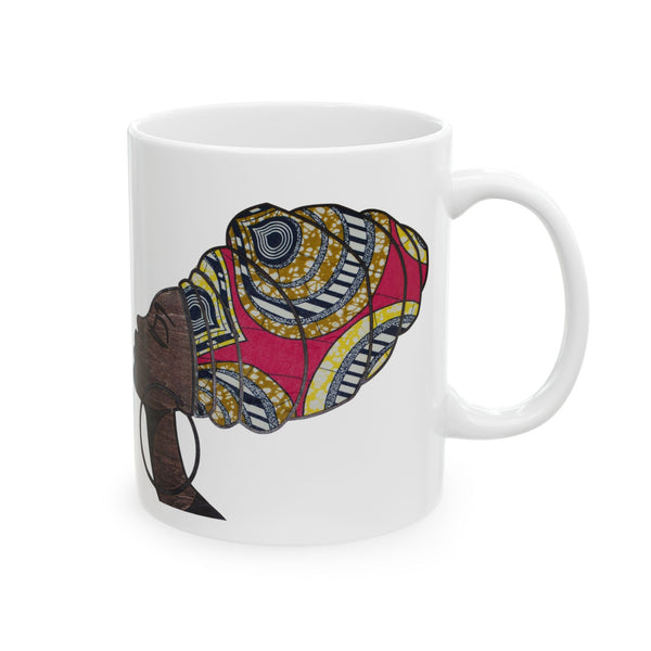 Ceramic Mug - African Headwrap Design