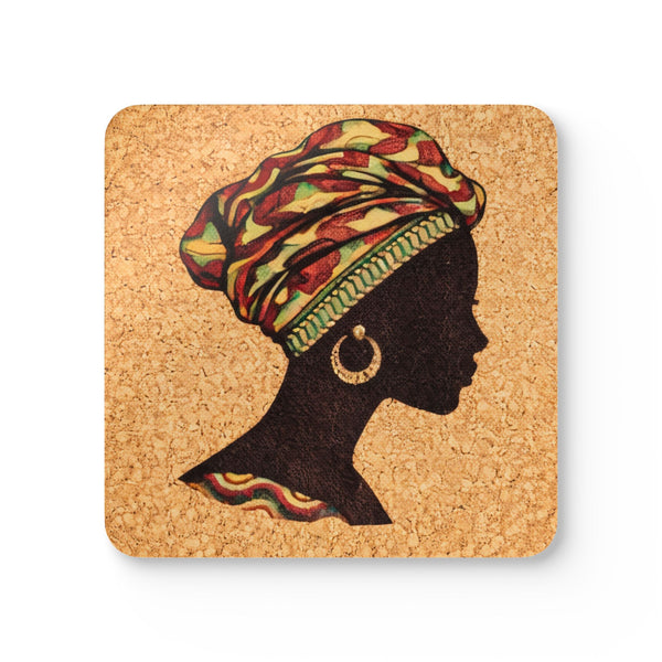 African Headwrap Coasters (4-Pack)