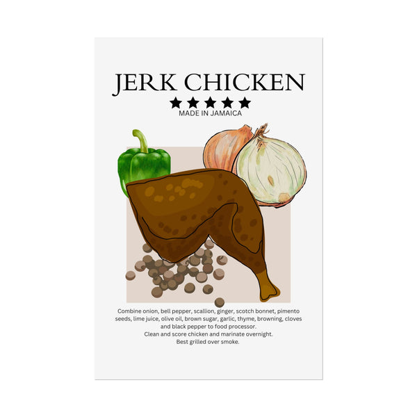 Jerk Chicken Art Print