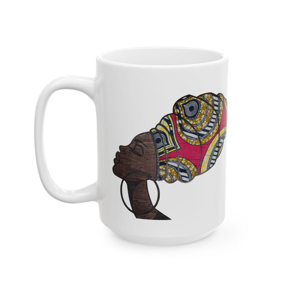 Ceramic Mug - African Headwrap Design