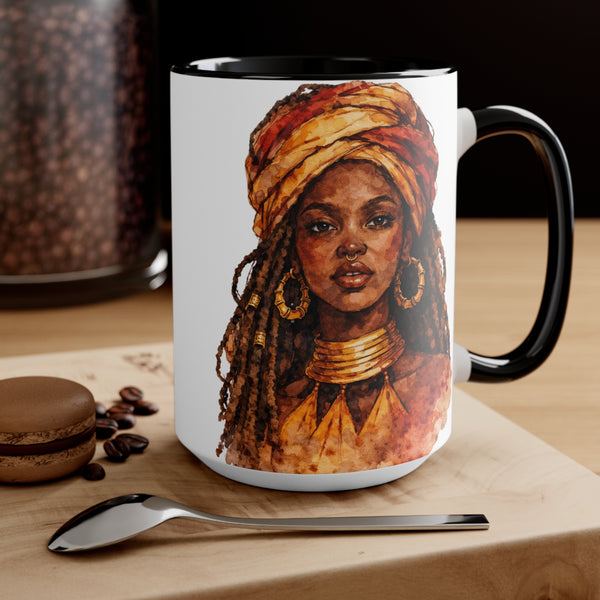 African Queen Portrait Mug