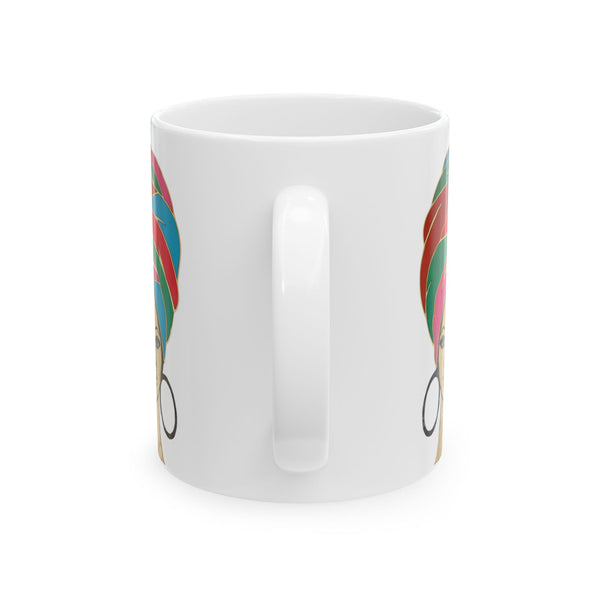 Ceramic Mug - Colorful Headwrap Design
