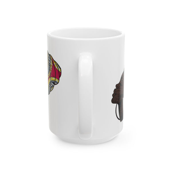 Ceramic Mug - African Headwrap Design