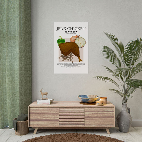 Jerk Chicken Art Print