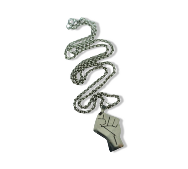 RAISED FIST Necklace