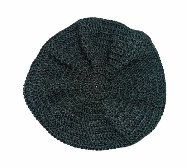 Black Crochet Tam / Hat