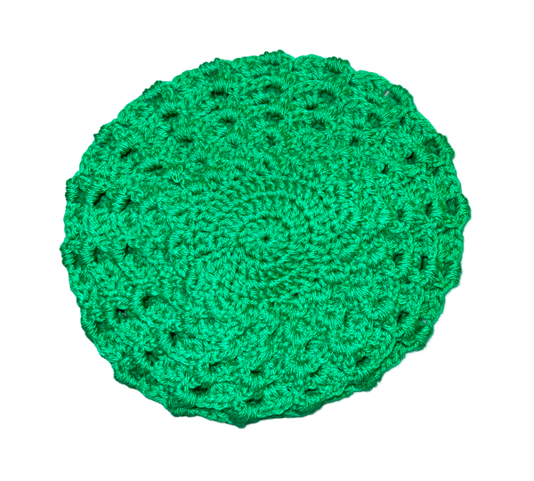 Green Crochet Beanie
