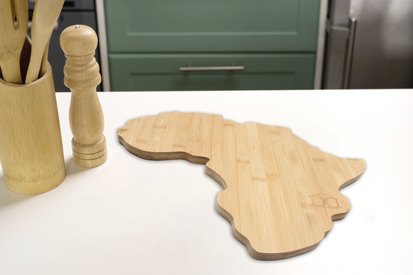 Africa Shaped Cutting Board