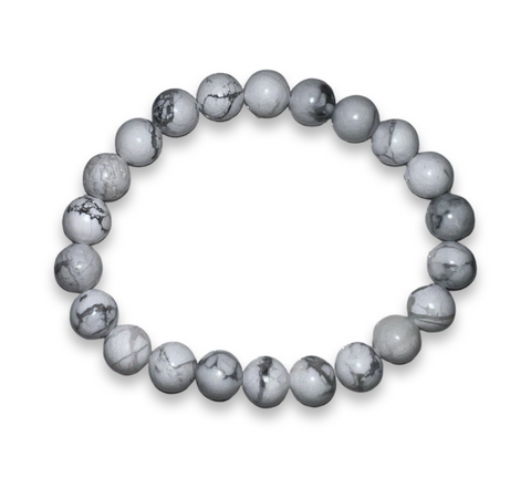 Howlite Crystal Bracelet