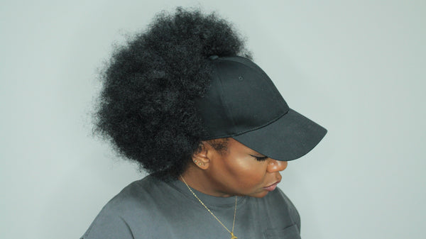 The Afro Puff Hat