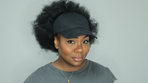 The Afro Puff Hat